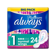 Always Maandverband – Platinum Normal Met Vleugels 24 st