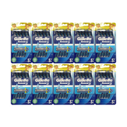 Gillette Sensor 3 Mesjes 3+2 Cool (6 stuks)