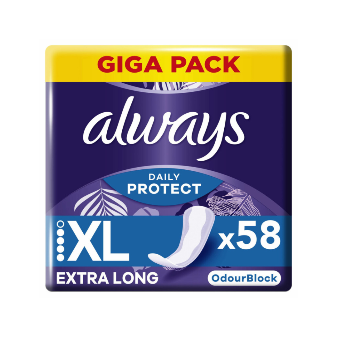 Always Inlegkruisjes – Extra Protect Normaal 58 stuks