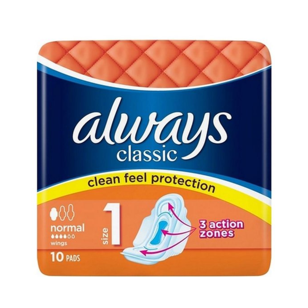 Always Maandverband – Classic Normal 10 stuks