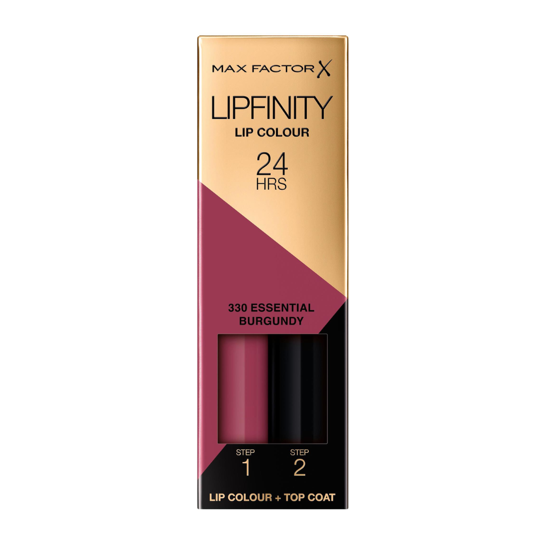 Max Factor Lipstick – Lipfinity 330 Essential Burgundy