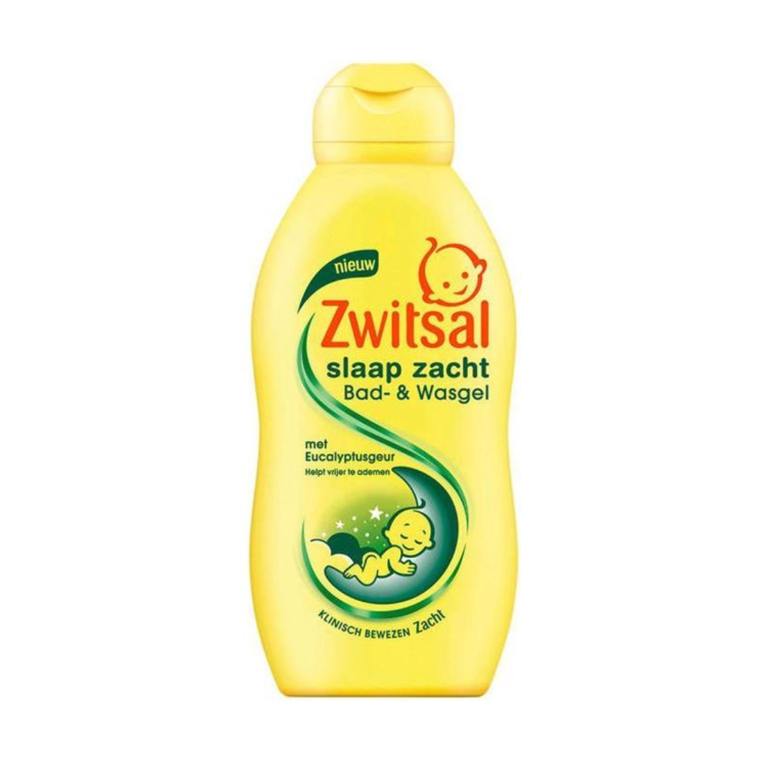Zwitsal Bad & Wasgel – Pompje Slaap Zacht Eucalyptus 400 ml