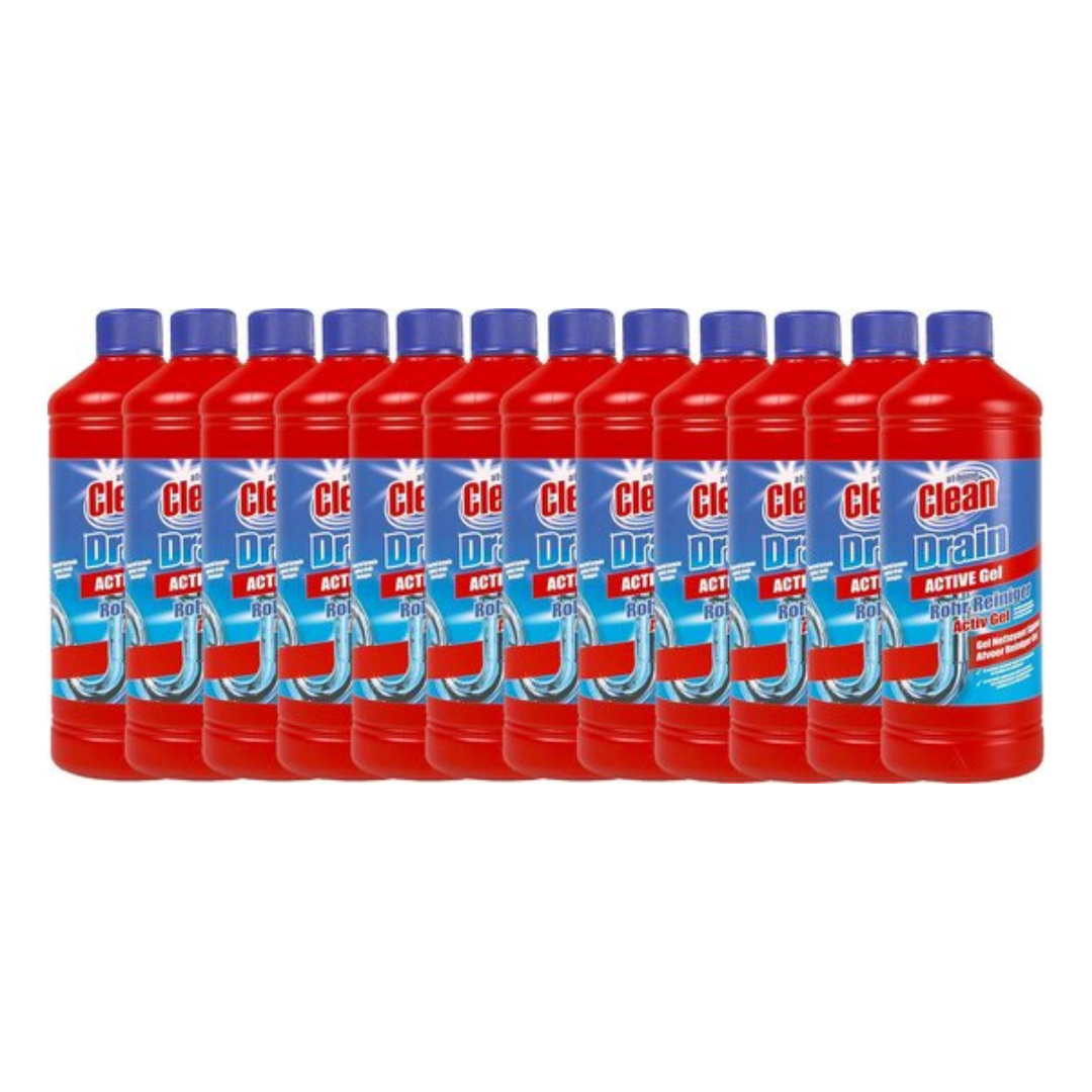 At Home Clean Afvoer Ontstopper – Gel 1 l (12 stuks)