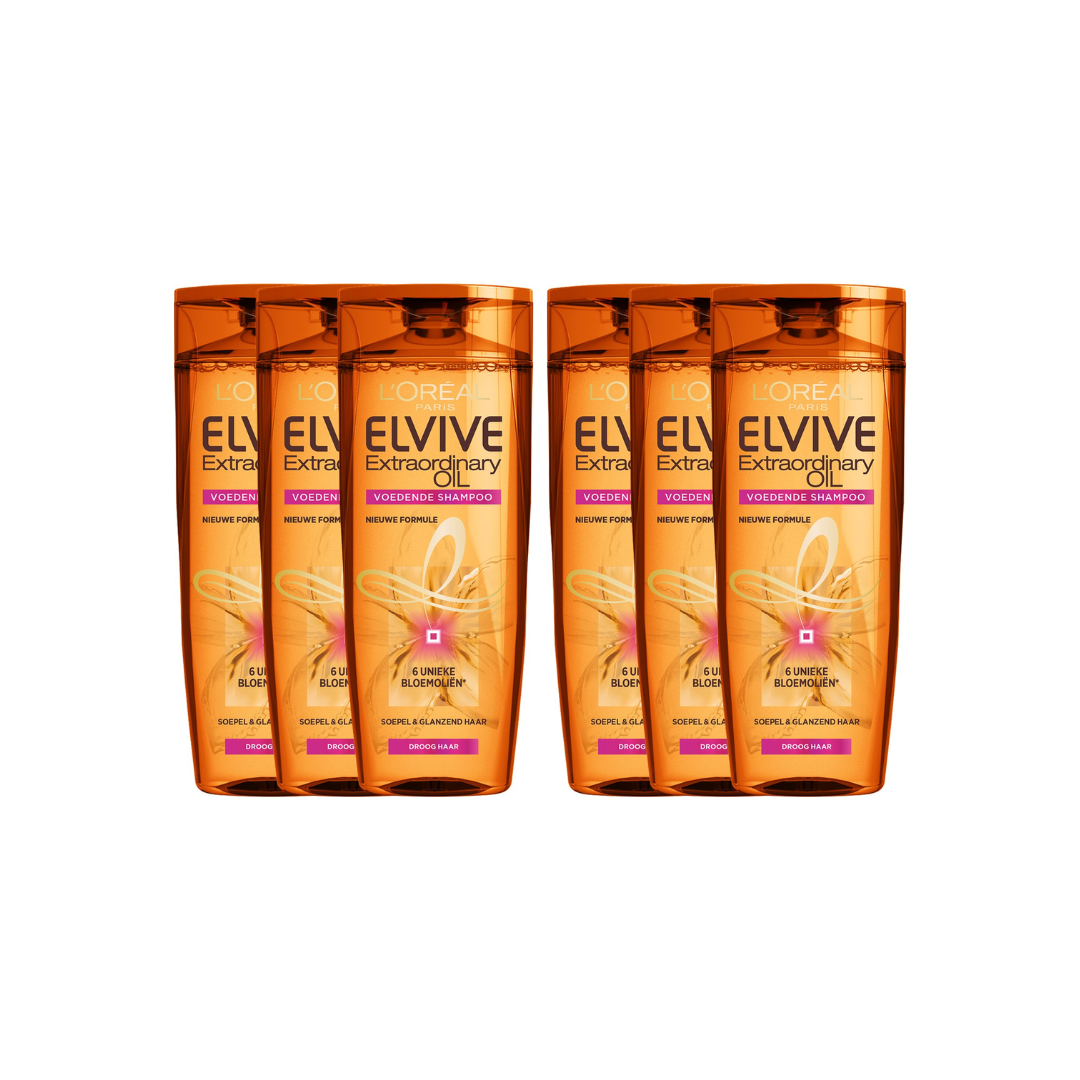 L’Oreal Elvive Shampoo – Extraordinary Oil 250 ml (6 stuks)