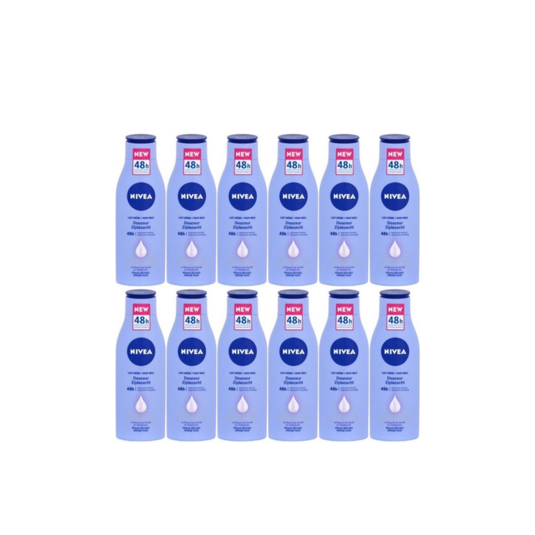 Nivea Bodymilk – Zijdezacht 400 ml (12 stuks)