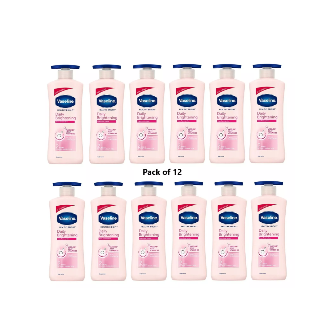 Vaseline Bodylotion – Daily Brightening 600 ml (12 stuks)