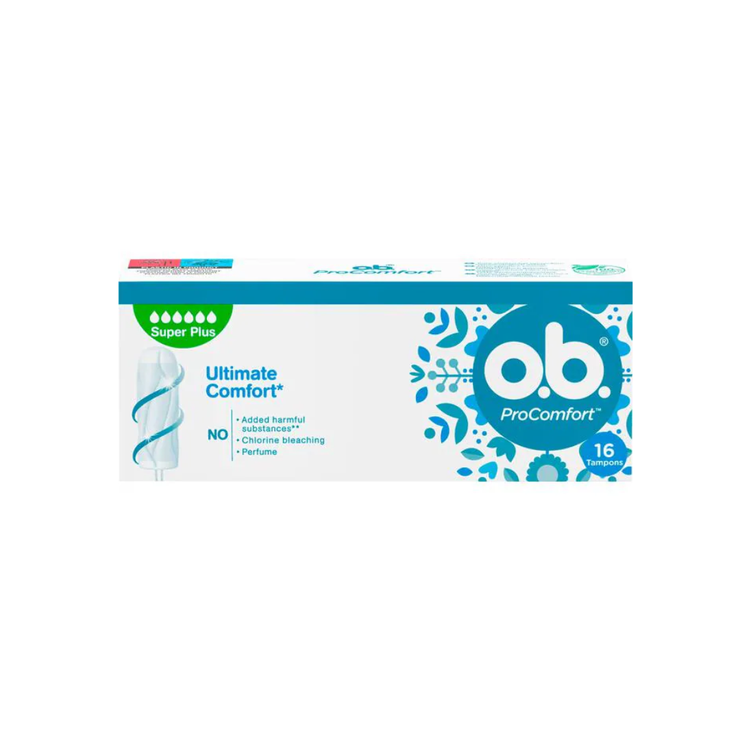 OB Tampons – Pro-Comfort Super Plus 16 stuks (5 stuks)
