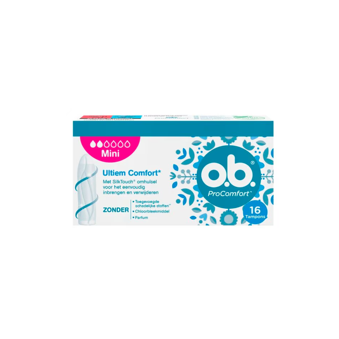 OB Tampons – Pro-Comfort Mini 16 stuks (6 stuks)