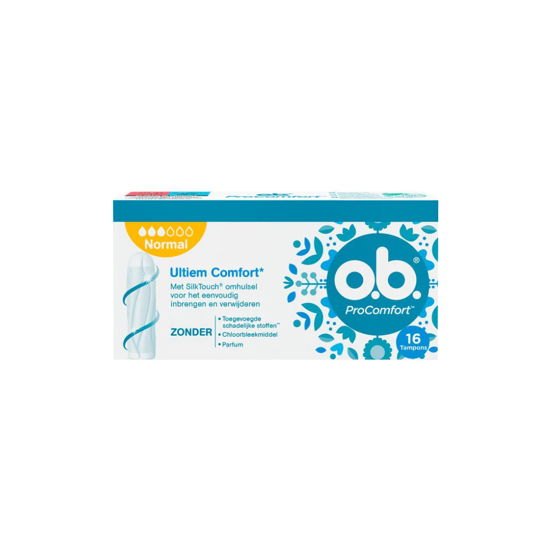 OB Tampons – Pro-Comfort Normaal 16 stuks (6 stuks)