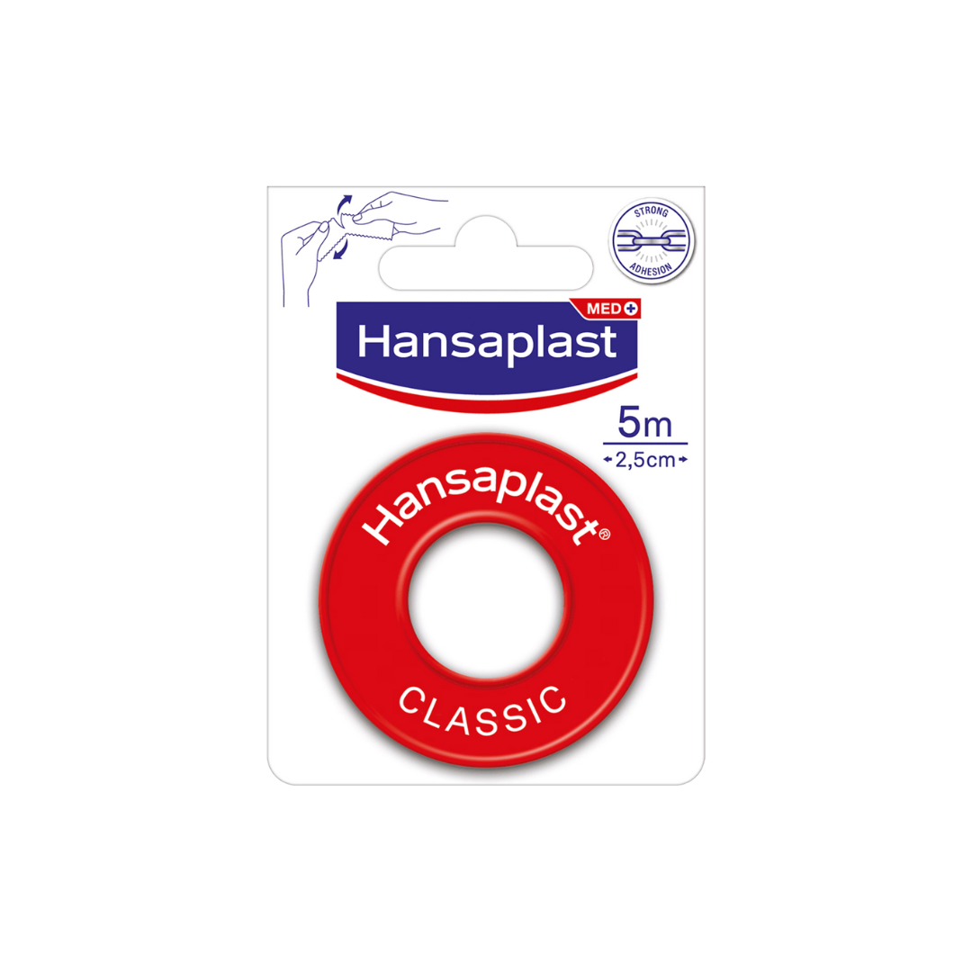 Hansaplast Hechtpleister – Classic 5m x 2,5cm
