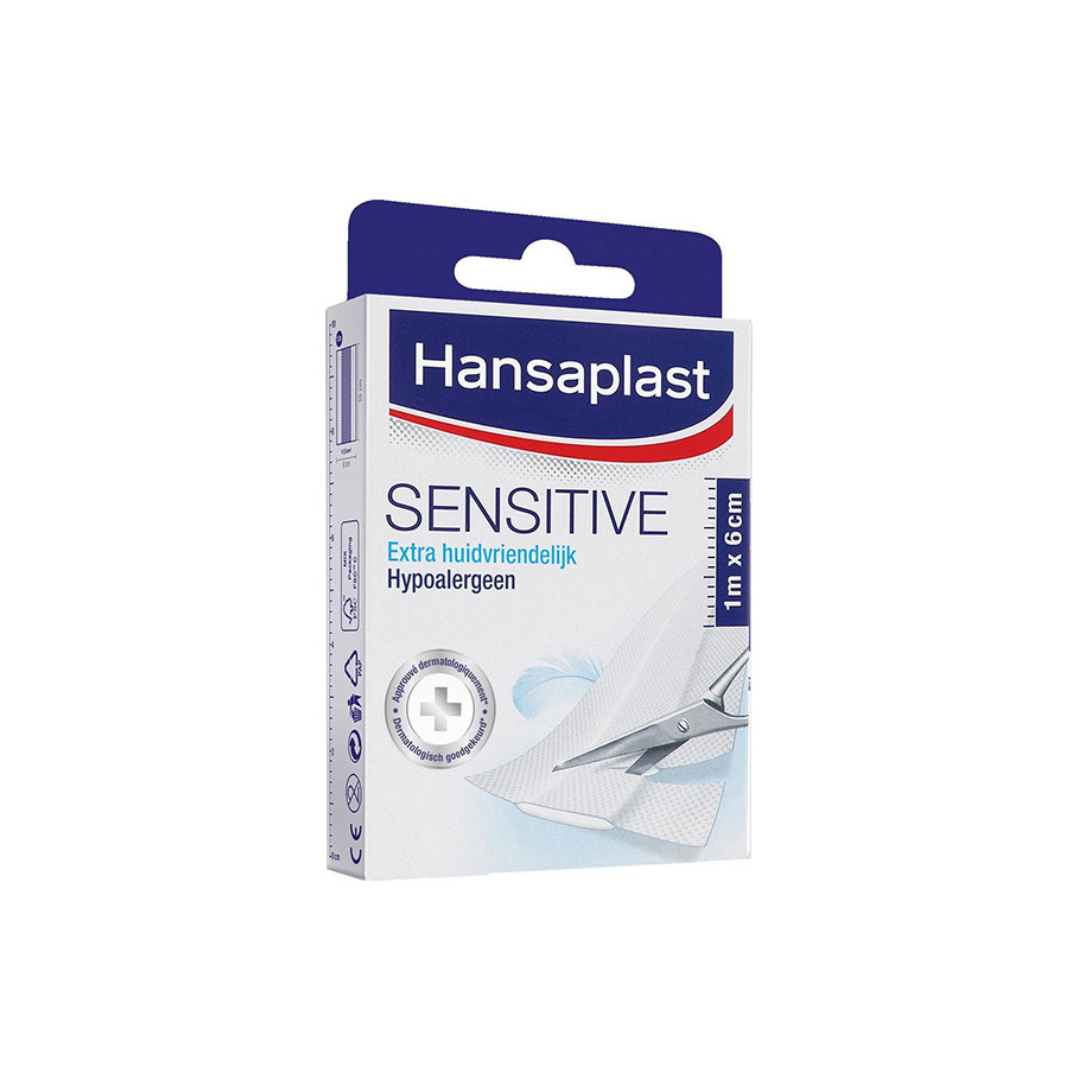 Hansaplast Pleisters – Sensitive 1m x 6cm