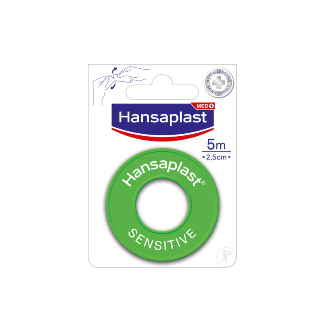 Hansaplast Pleisters – Sensitive 5m x 2,5cm