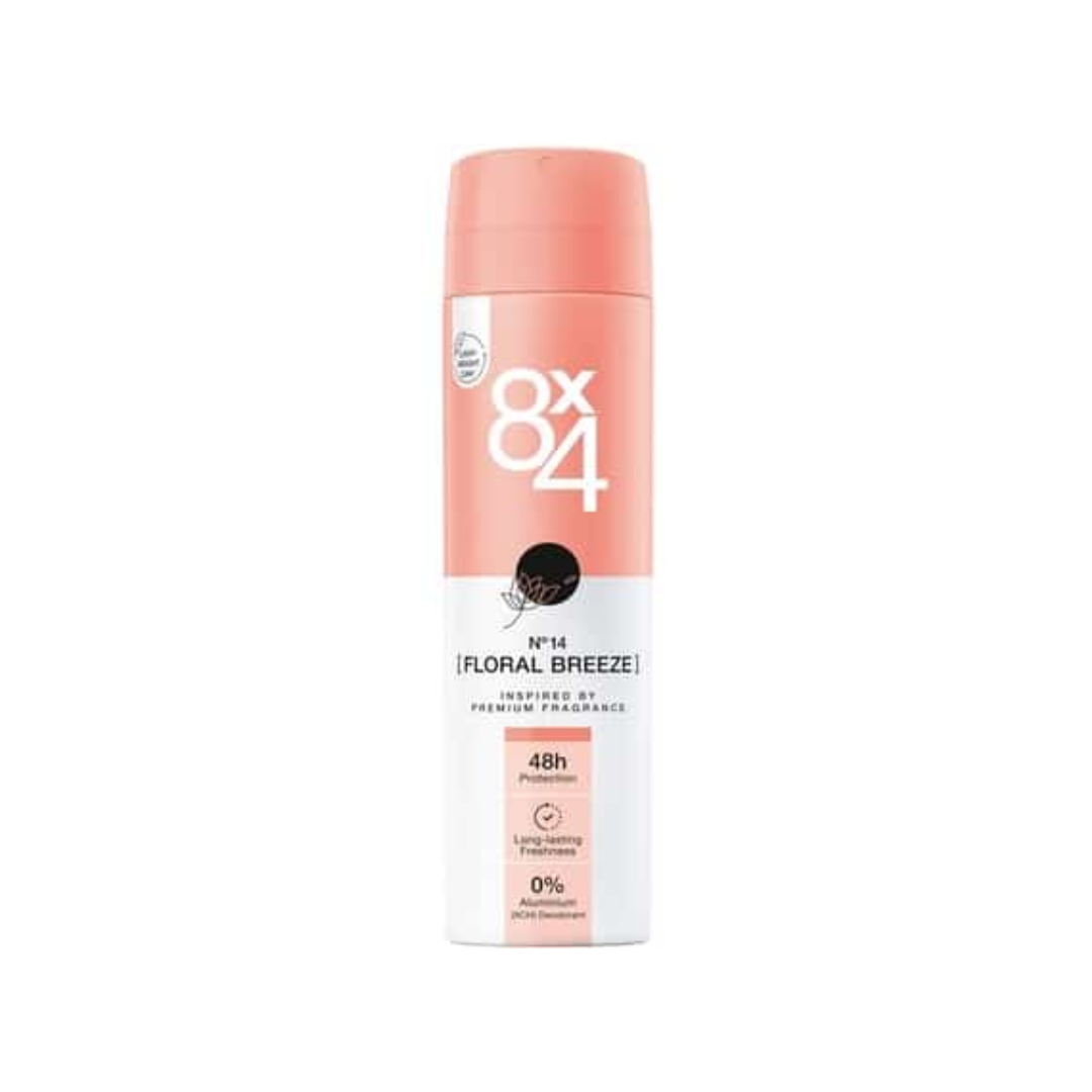 8 x 4 Deospray – No.14 Floral Breeze 150 ml