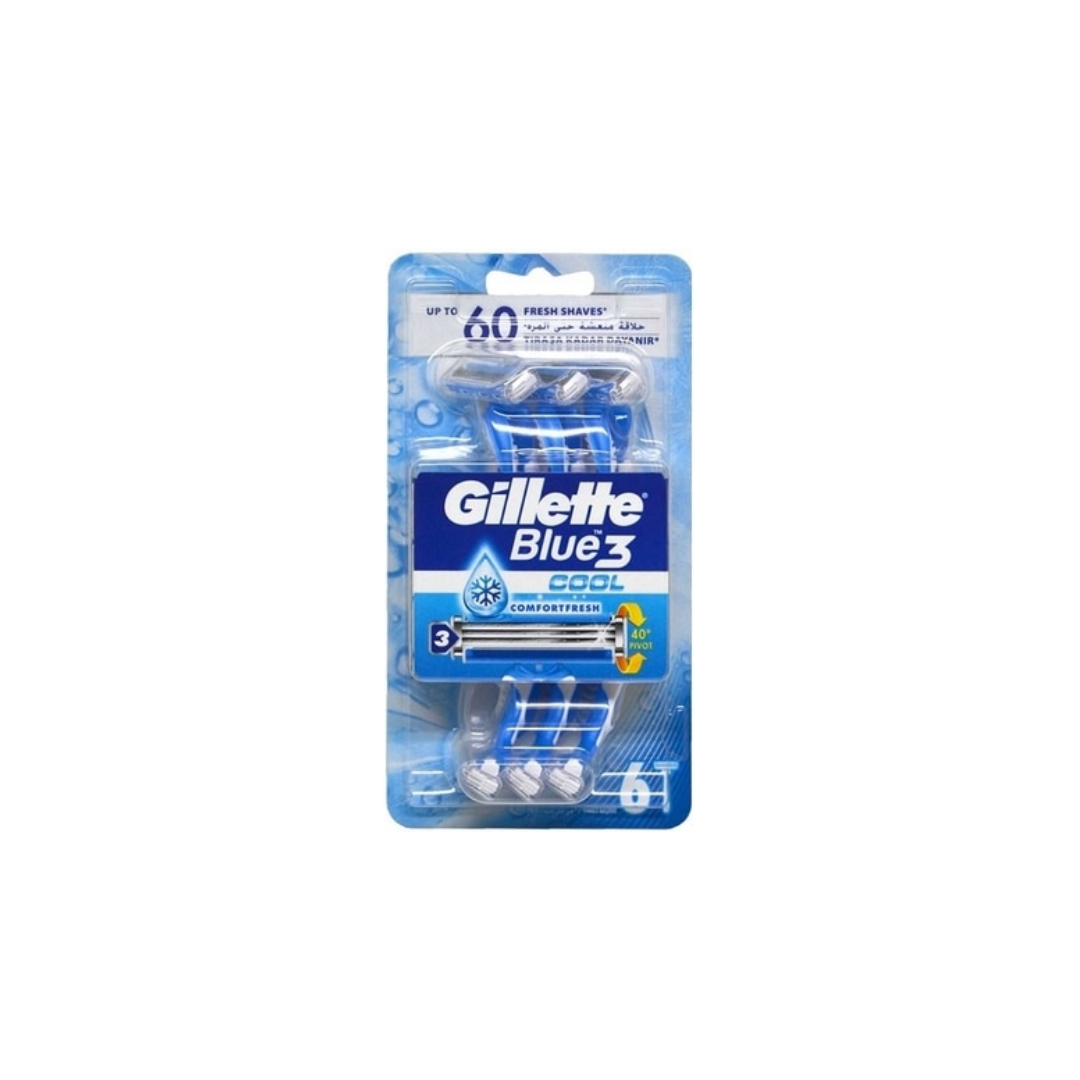 Gillette Wegwerpmesjes Men – Blue3 Cool 6 st