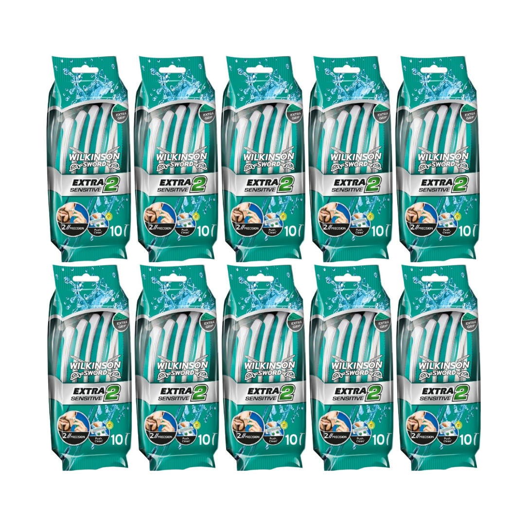 Wilkinson Wegwerpmesjes Men – Extra 2 Sensitive 10 st (10 stuks)