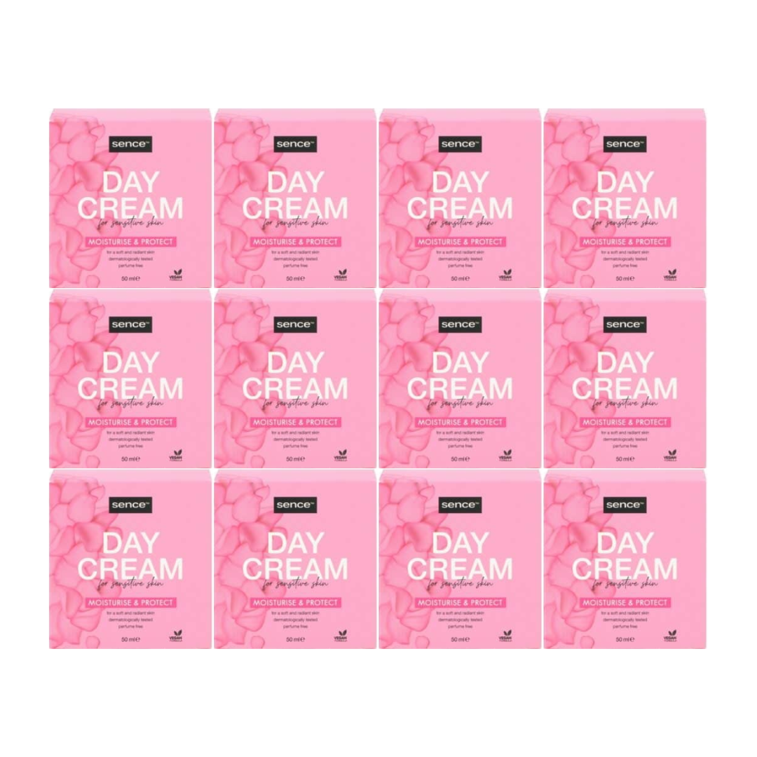 Sence Gezicht – Dagcreme Sensitive 50 ml (12 stuks)