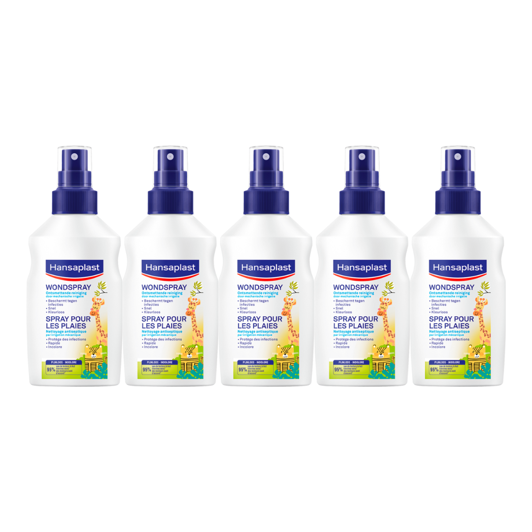 Hansaplast Wondspray Kind 100 ml (5 stuks)