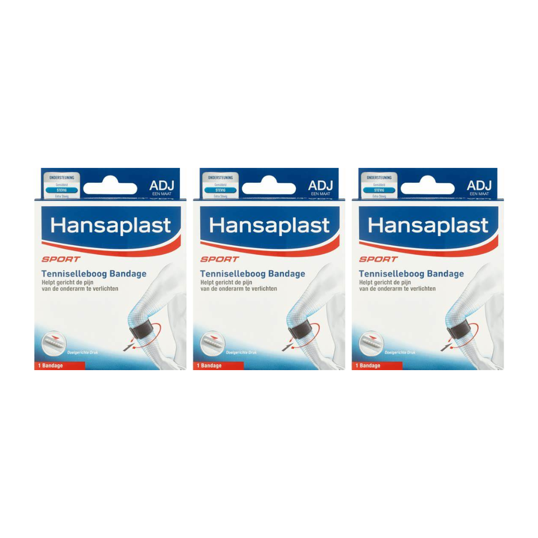 Hansaplast Sport – Tenniselleboog Bandage (3 stuks)