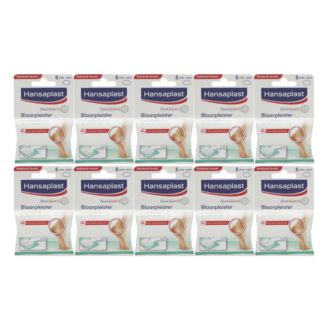 Hansaplast Voeten – Blaarpleister Groot 5 stuks (10 stuks)