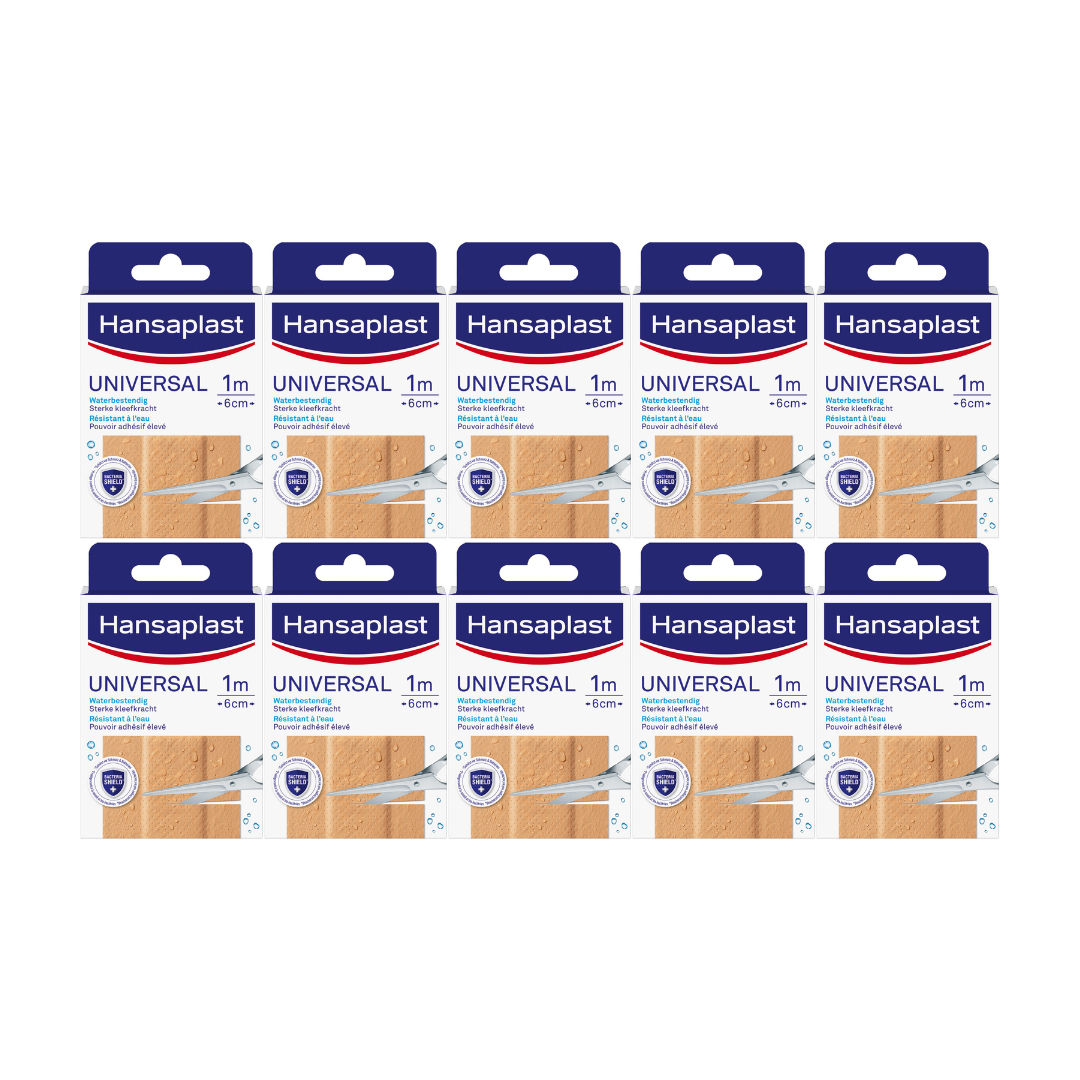 Hansaplast Pleisters – Universal 1m x 6cm (10 stuks)