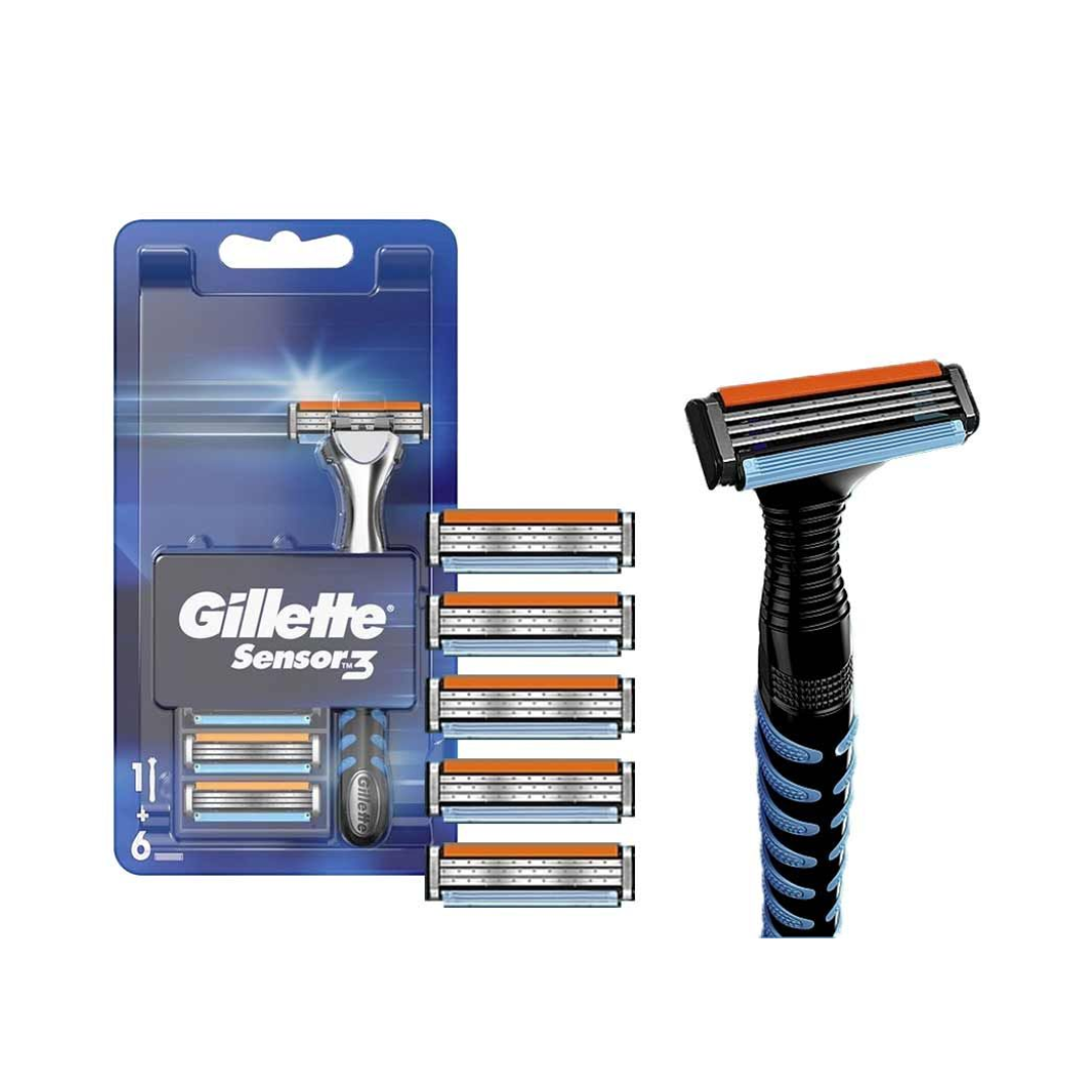 Gillette Houder Sensor3 + 6 mesjes (10 stuks)