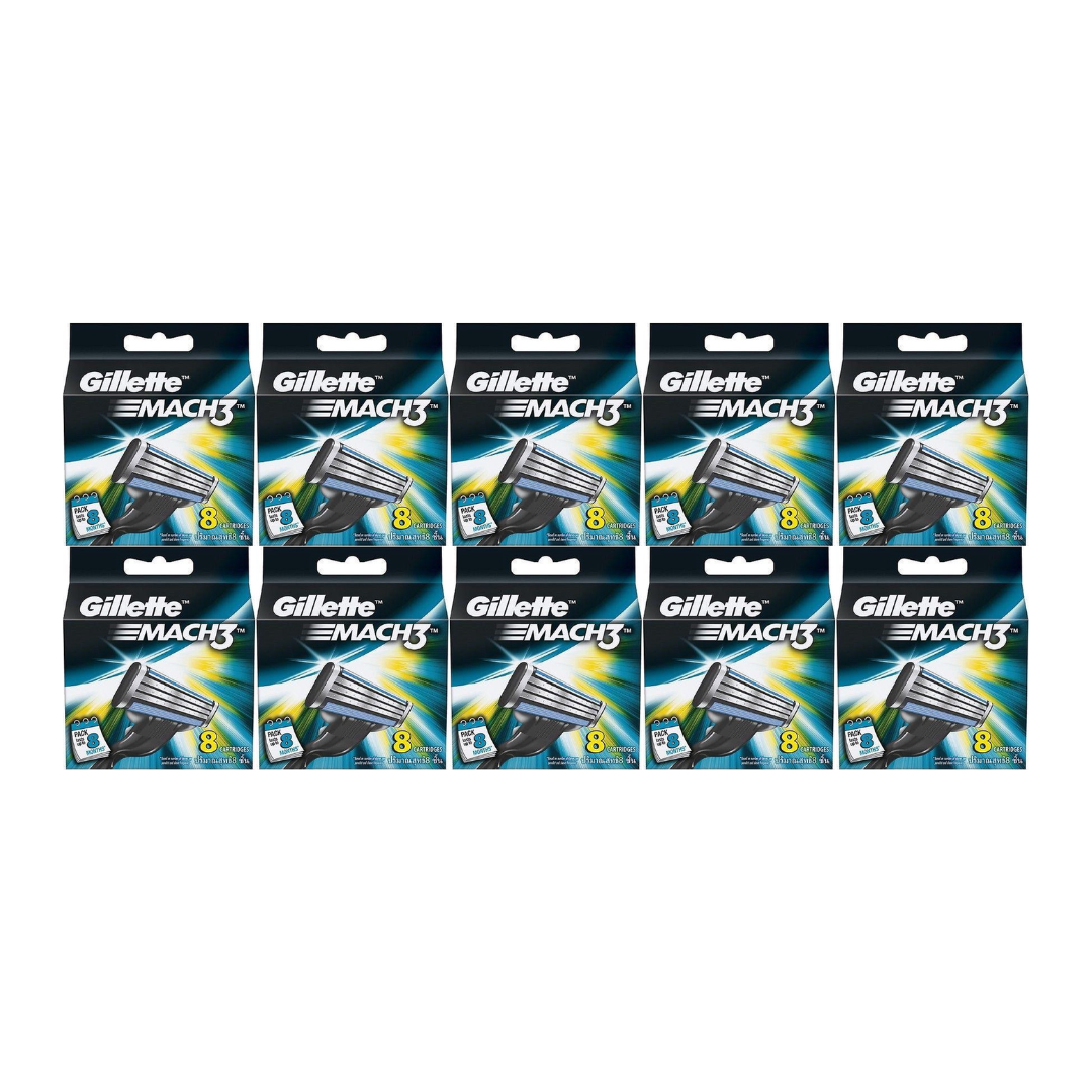 Gillette Mach 3 / 8 (10 stuks)