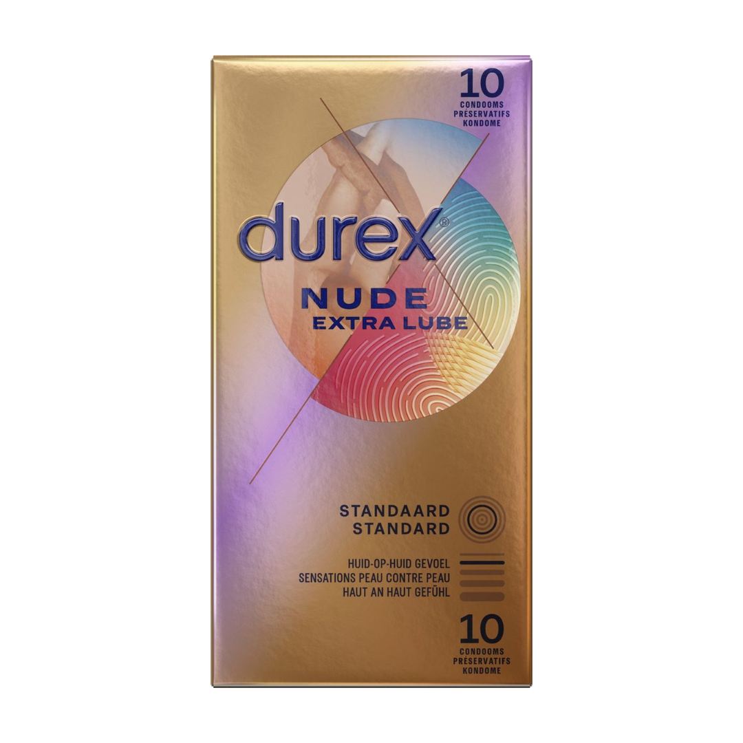 Durex Condooms – Nude Extra Lube 10 stuks