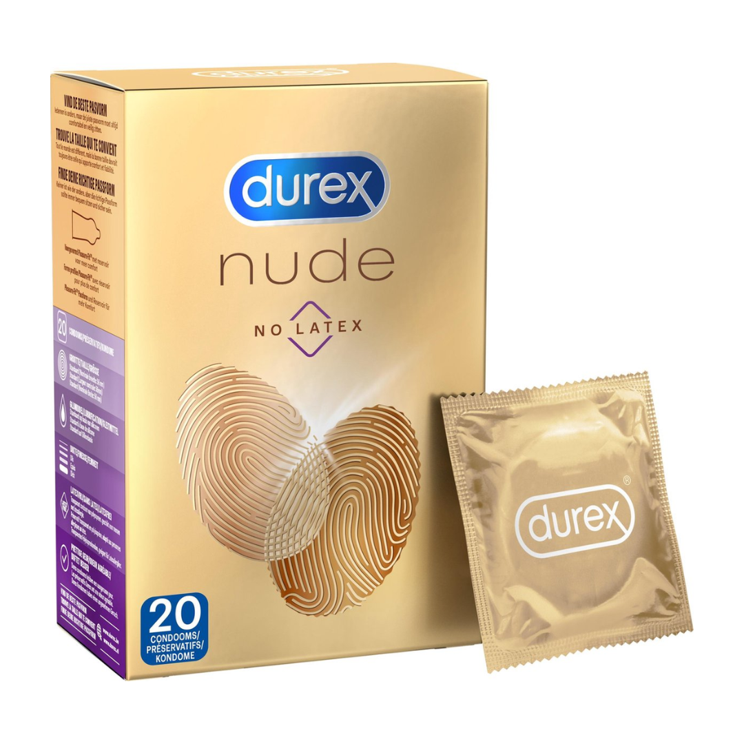 Durex Condooms – Nude Latex Free 20 stuks